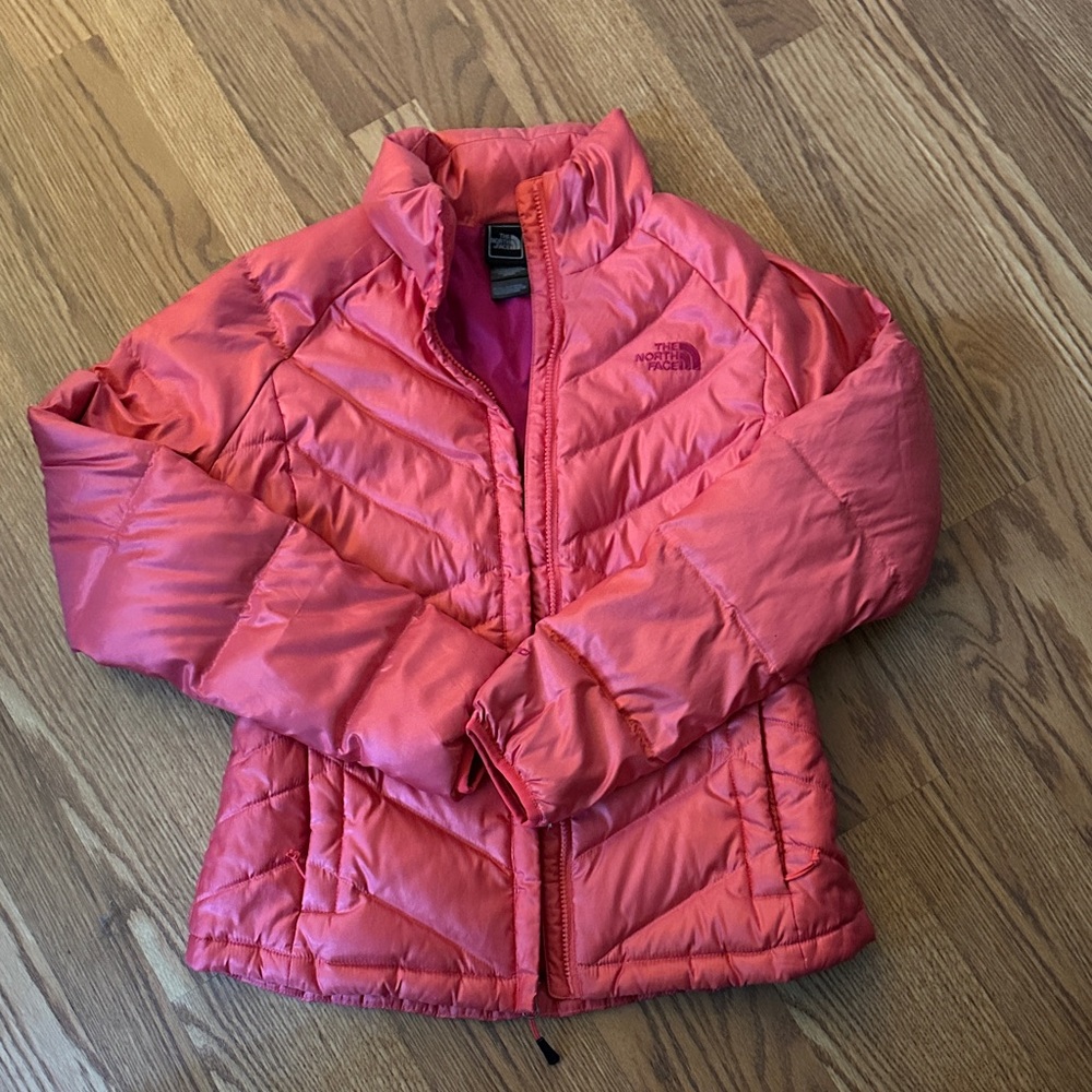 The North Face Pink Puffer Jacket